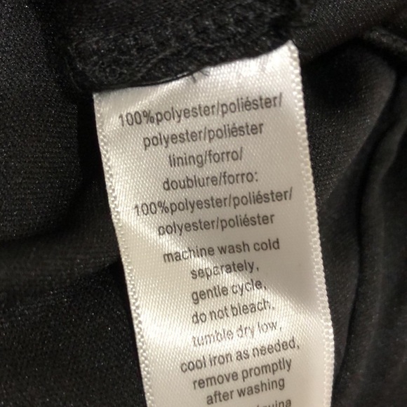 NWT Alex Evenings Gown Maxi Dress Size 10P Black Cowl Neck Cascading Ruch Side - Picture 8 of 12